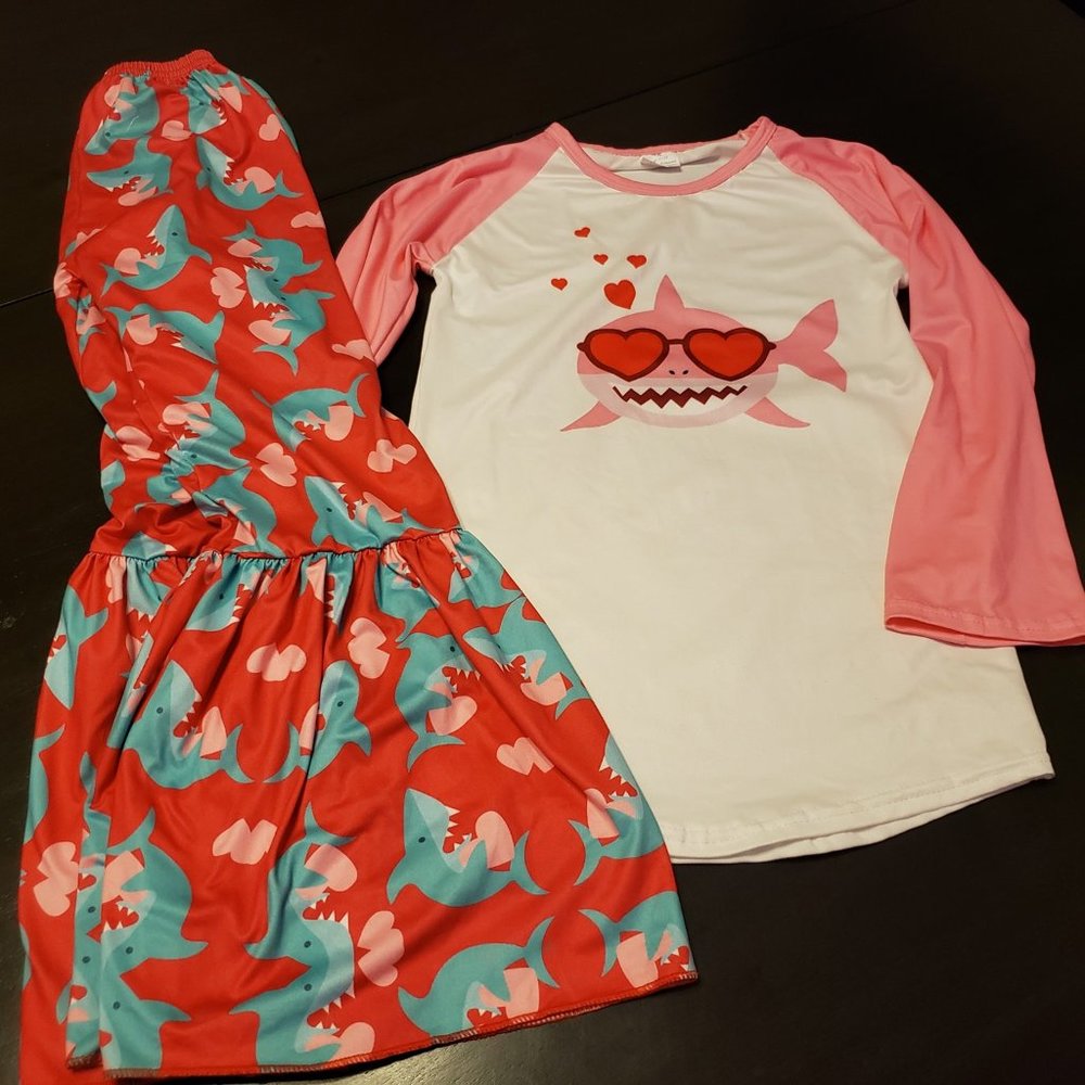 Baby shark boutique outfit